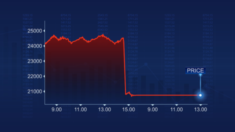 investimentos em queda